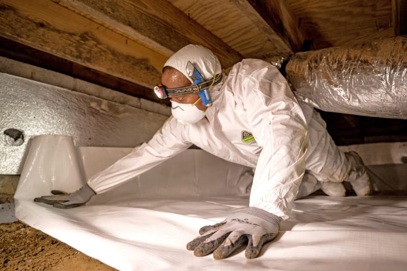 Prince George Crawl Space Company Providing Moisture Barrier Installation